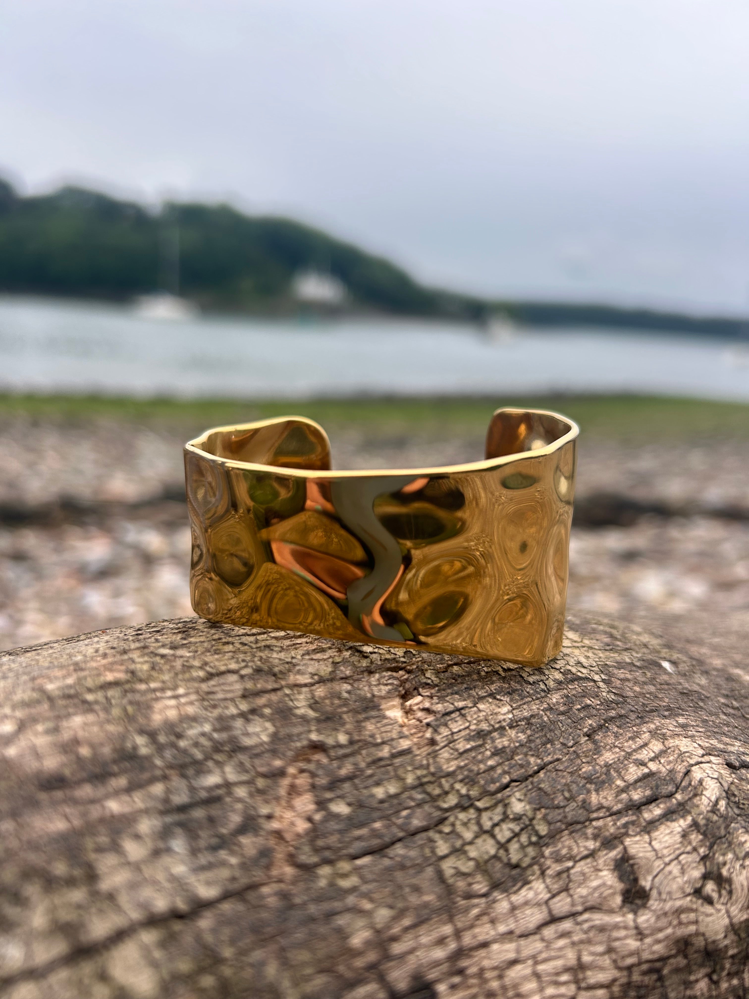 Chunky Gold Bangle