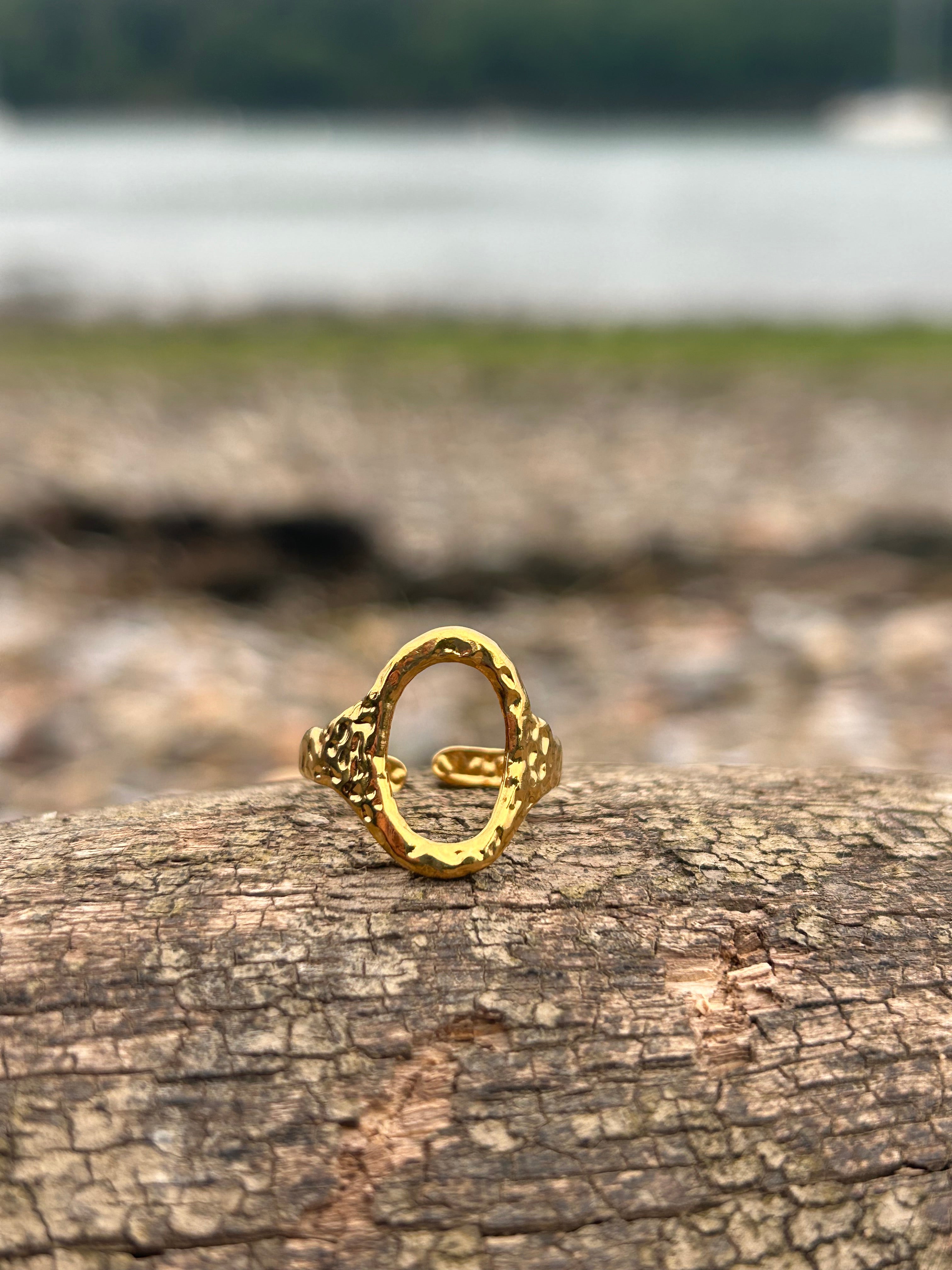 Oval Gold Ring