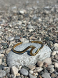 Wave Gold Bangle
